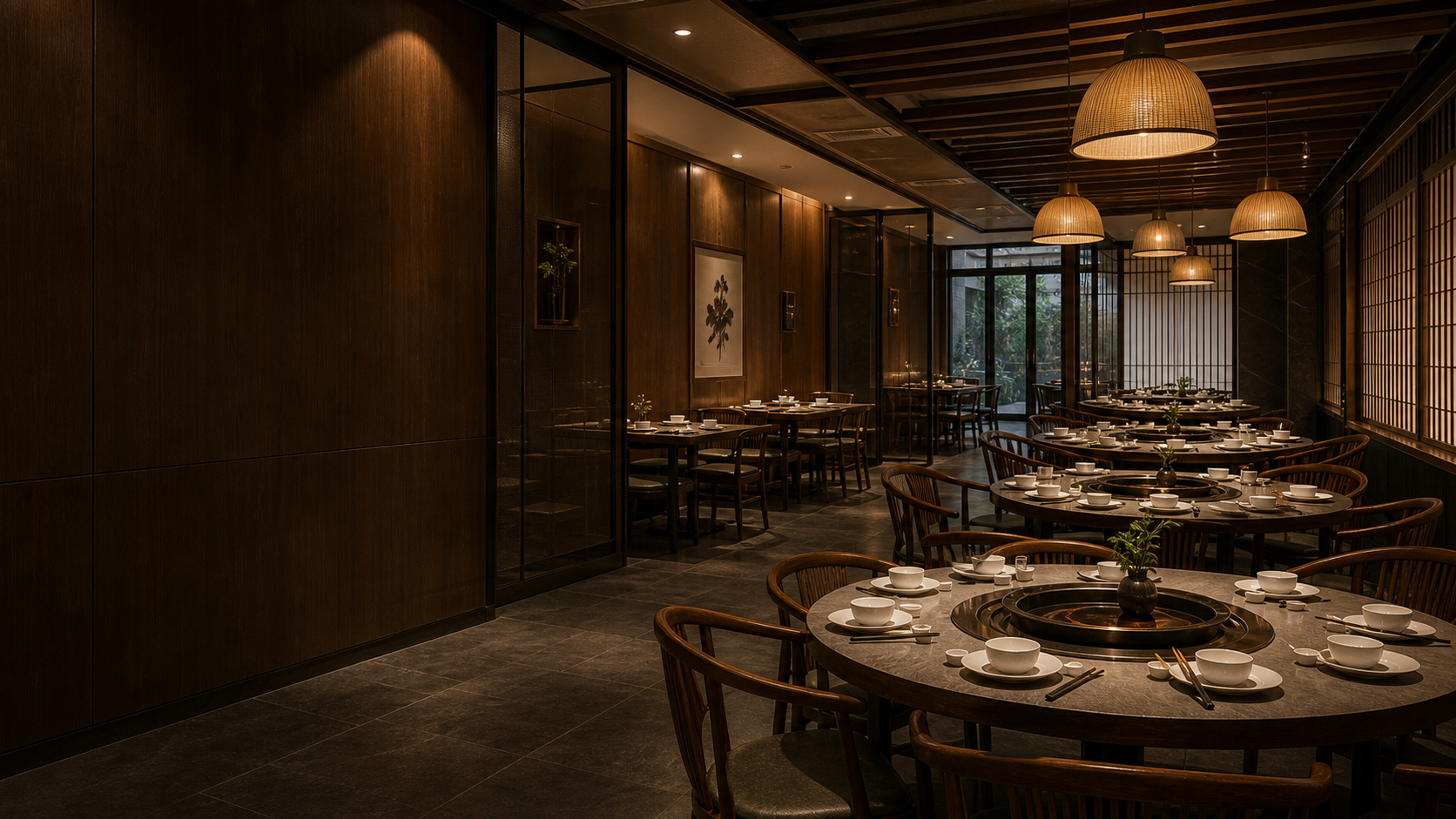 成都鹏达家具商用餐饮空间家具场景